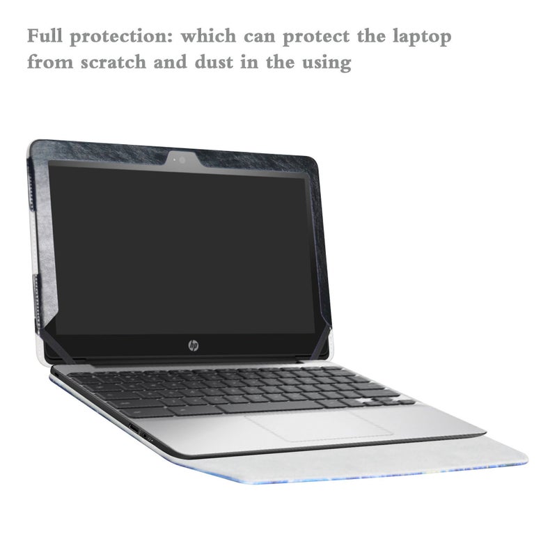 Alapmk Protective Case Cover for 11.6" HP Chromebook 11 G5 EE/G4/G3/G2/G4 EE/11-2000 Series Laptop(Warning:Not fit HP Chromebook 11 G6 EE/G5/G1/11-v000/11-1100 Series),Starry Night - Image 4
